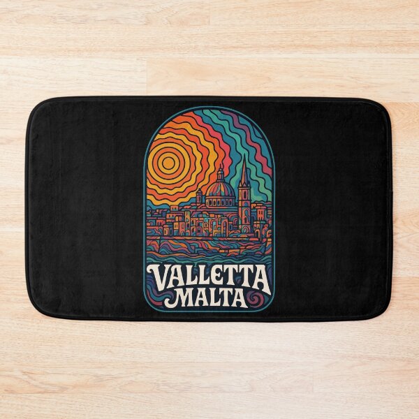 Item preview, Valletta Malta Trippy Travel designed and sold by TomFrontierArt.