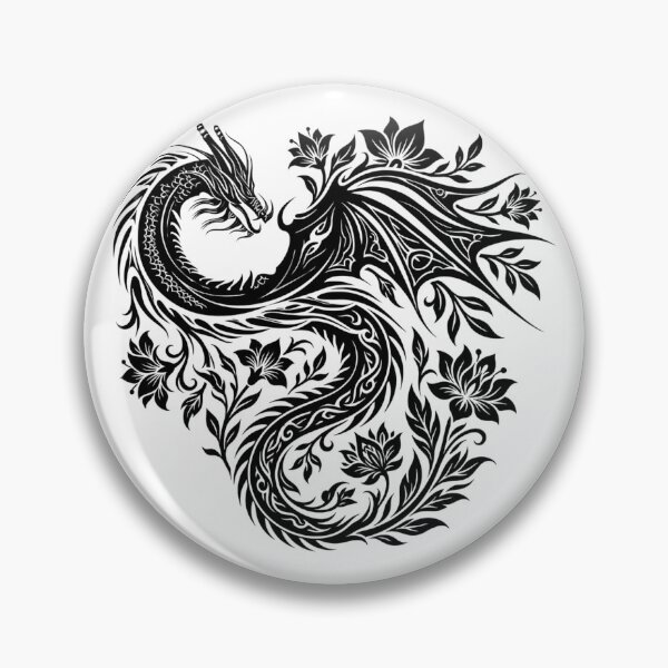 Item preview, Flower-Forged Wyvern – Shadowflight Emblem designed and sold by RainyReads.