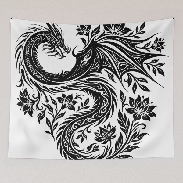 Item preview, Flower-Forged Wyvern – Shadowflight Emblem designed and sold by RainyReads.