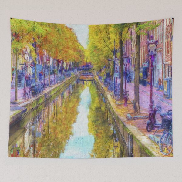 Item preview, Amsterdam Canal Van Gogh Style designed and sold by Londonimages.