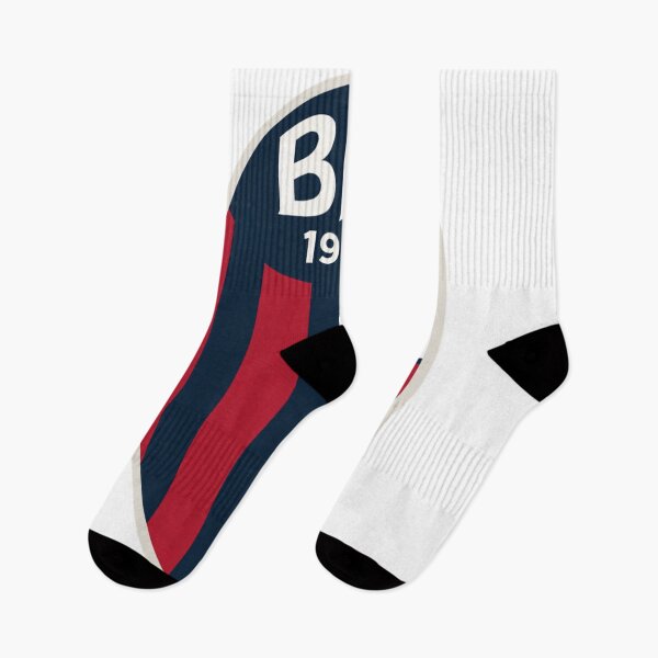 Item preview, Bologna Inspired Football Crest – Classic Red & Blue Italian Fan Art designed and sold by RAVisuals.