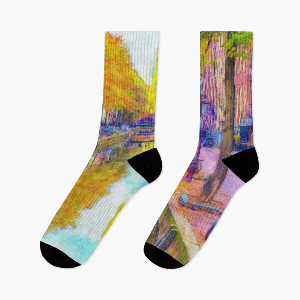 Item preview, Amsterdam Canal Van Gogh Style designed and sold by Londonimages.