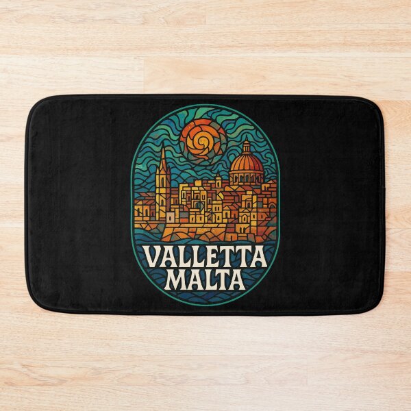 Item preview, Valletta Malta Stained Glass Vintage designed and sold by TomFrontierArt.