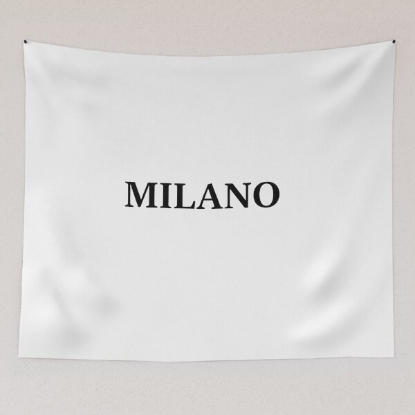 Item preview, Milano Italy Minimalist Typography Design designed and sold by rdvndgdln.
