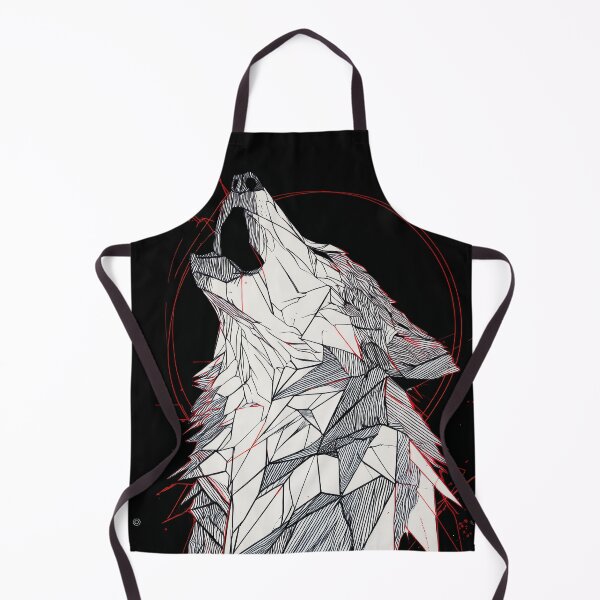 Item preview, Fractured Howl – Geometric Wolf Spirit designed and sold by wolfgangrainer.
