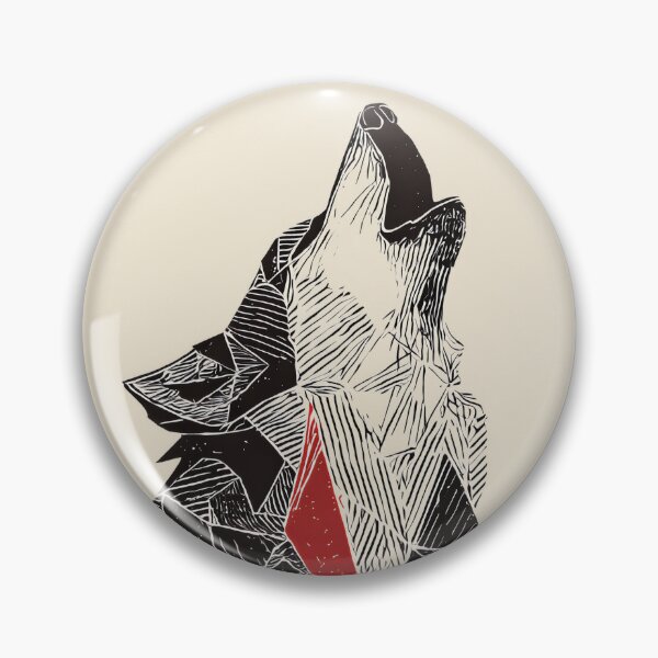 Item preview, Fractured Howl – Geometric Wolf Spirit designed and sold by wolfgangrainer.
