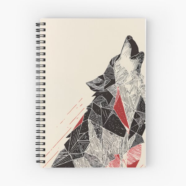 Item preview, Fractured Howl – Geometric Wolf Spirit designed and sold by wolfgangrainer.