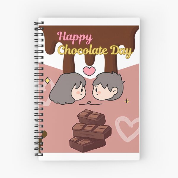 Item preview, Cute Chibi Couple Happy Chocolate Day Celebration. designed and sold by PhantomArtStore.