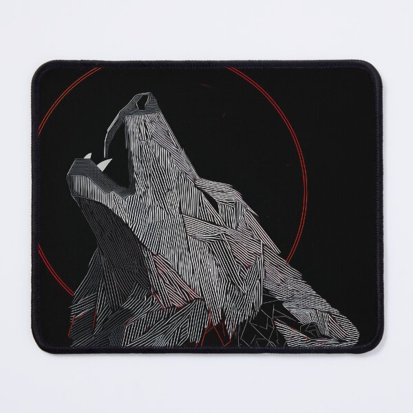 Item preview, Fractured Howl – Geometric Wolf Spirit designed and sold by wolfgangrainer.