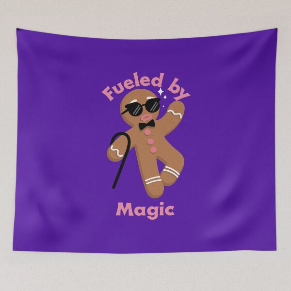 Item preview, Fueled by Magic – Cool Gingerbread Fantasy Design T-Shirt designed and sold by Homelife3.