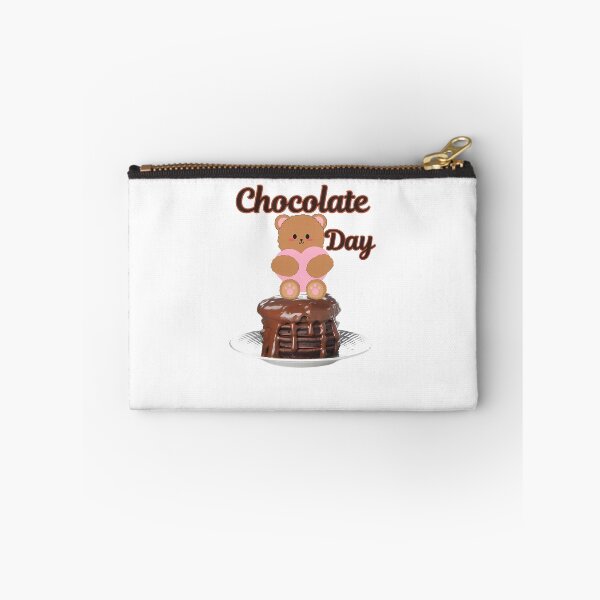 Item preview, Adorable Teddy Bear Chocolate Day Cake Illustration. designed and sold by PhantomArtStore.