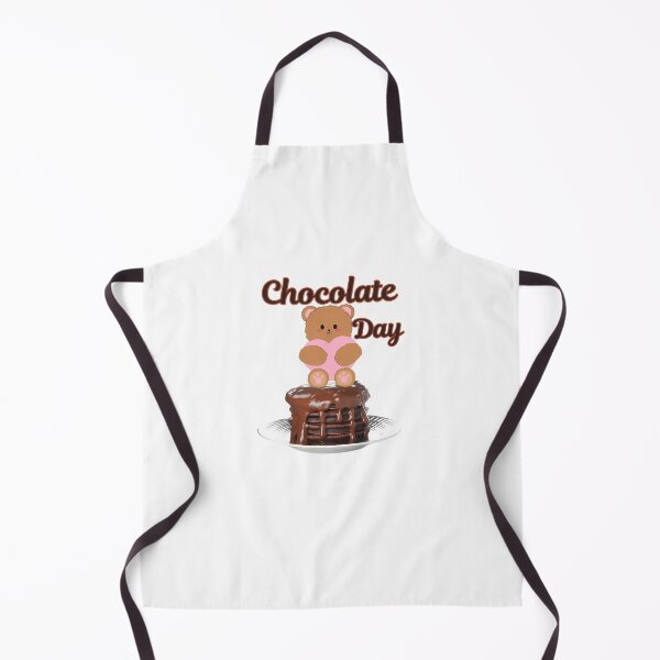 Item preview, Adorable Teddy Bear Chocolate Day Cake Illustration. designed and sold by PhantomArtStore.