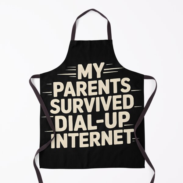 Artikelvorschau, Meine Eltern haben das Einwahl-Internet überlebt – Retro-Technik-Humor-Shirt entworfen und verkauft von Viktorio Art Shop.