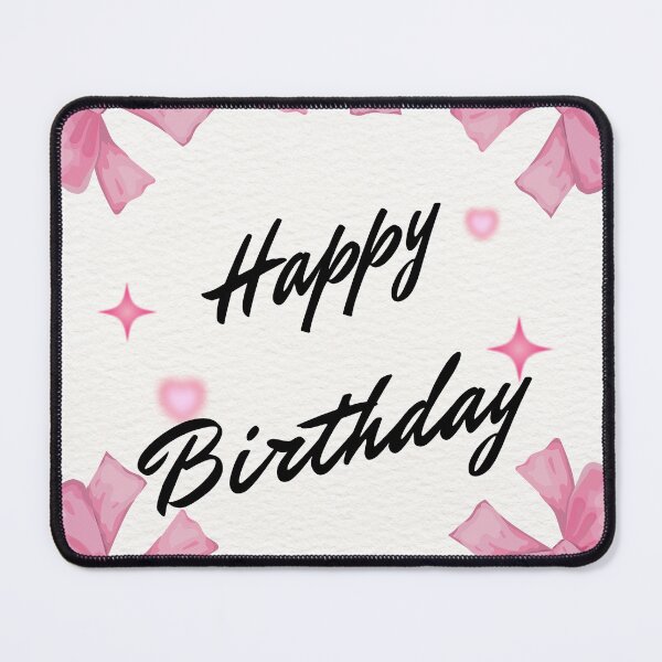 Item preview, Happy Birthday Pink Bows – Cute Girly Celebration Design designed and sold by La.noroc.