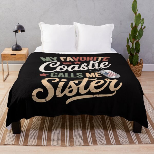 Item preview, My Favorite Coastie Calls Me Sister Proud Coast Guard Sister designed and sold by MatthewJordas.