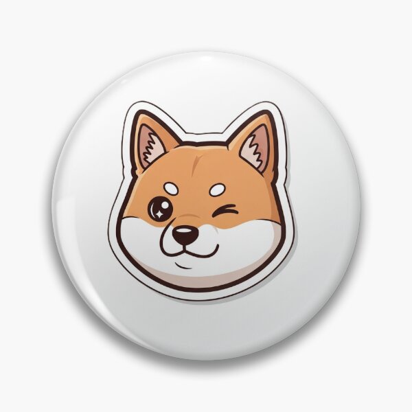 Item preview,  Winking Shiba Inu Sticker designed and sold by umtushop.