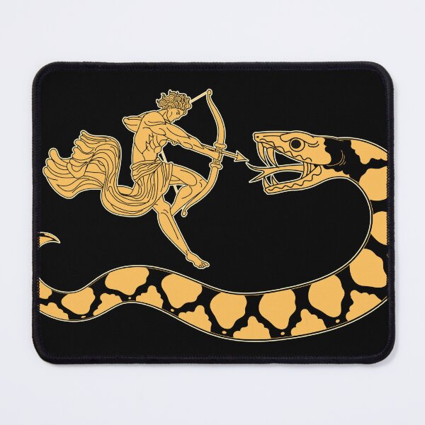 Item preview, apollo aiming his bow at the monster python designed and sold by matintheworld ( delcarmat ).