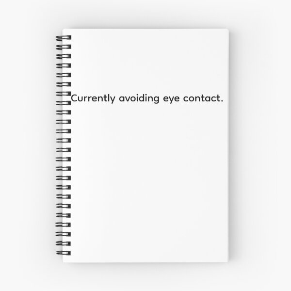Item preview, Funny Introvert Sayings- Currently Avoiding eye contact designed and sold by Tys Designs.