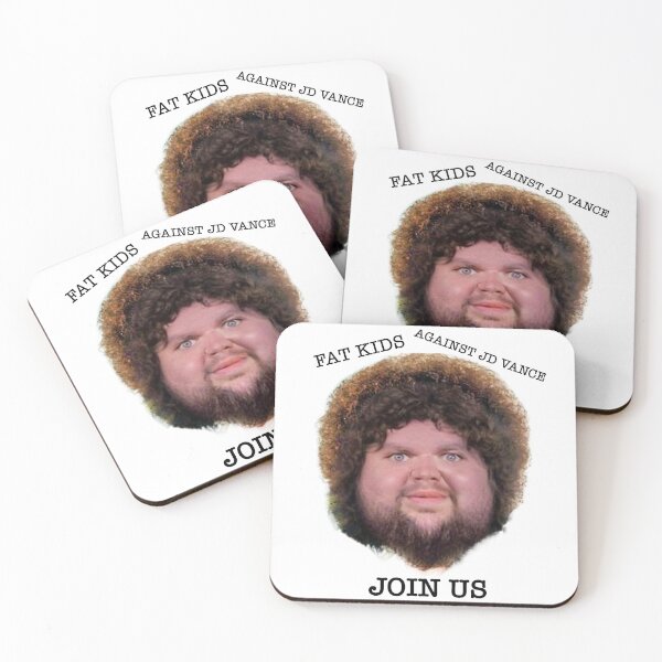 Item preview, Ask Me About Fat Kids Against JD Vance  designed and sold by PopCultureArtShop.