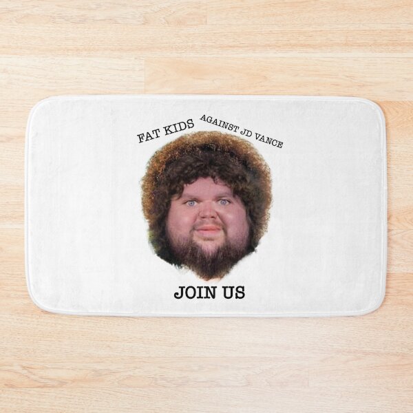 Item preview, Ask Me About Fat Kids Against JD Vance  designed and sold by PopCultureArtShop.