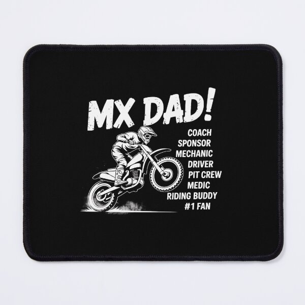 Item preview, MX Dad Coach Sponsor Mechanic Driver Riding Buddy Dirt Bike designed and sold by AmandasHastie.