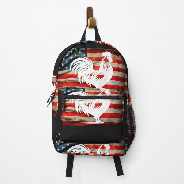 Item preview, Cock Fighting American flag chicken lovers designed and sold by erozzz.