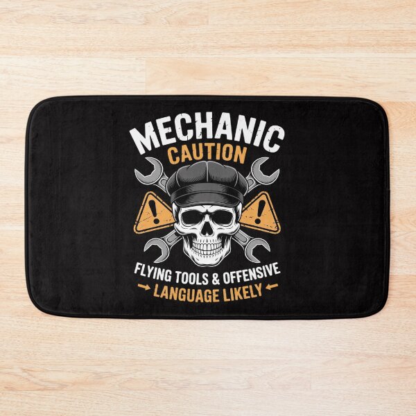 Item preview, Mechanic Caution Flying Tools And Offensive Language designed and sold by MatthewJordas.