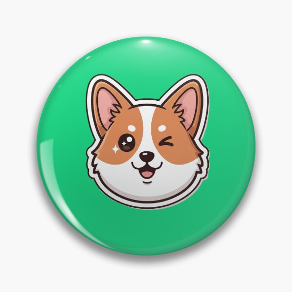 Item preview, Winking Kawaii Corgi designed and sold by umtushop.