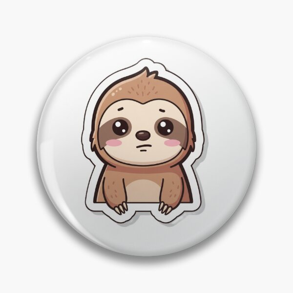Item preview, Sad Sloth Cute Sticker  designed and sold by umtushop.