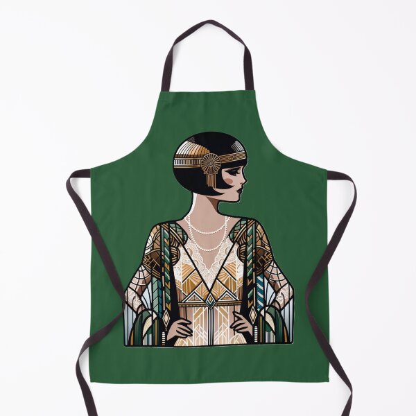 Item preview, Art Deco Flapper Pinup Roaring Twenties Glamour Print designed and sold by PinUpPizzazz.