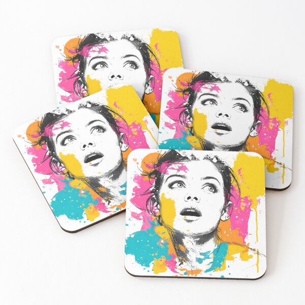 Item preview, Awakened Wonder Expressive Portrait with Vibrant Color Splashes & Emotion designed and sold by Gen-Z-mArt.