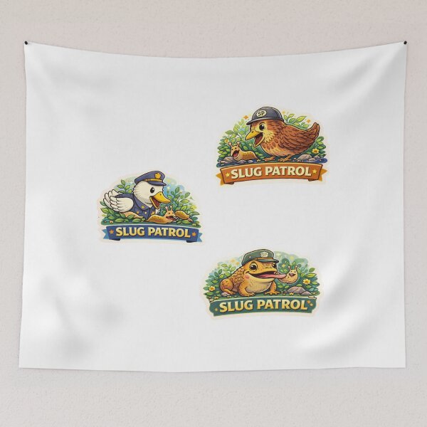 Item preview, slug patrol natural pest control garden designed and sold by MyLakeLife.