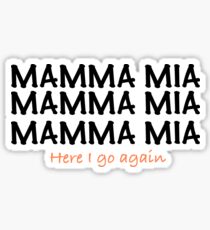 Mamma mia Sticker