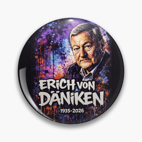 Item preview, Erich Von Daniken designed and sold by Anniko Art Studio.