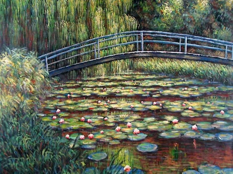 Water lily pond картина