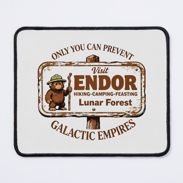Item preview, Endor National Park Ranger - Protect Our Forest Moon Vintage designed and sold by ANOMIC ⭐⭐⭐⭐⭐.