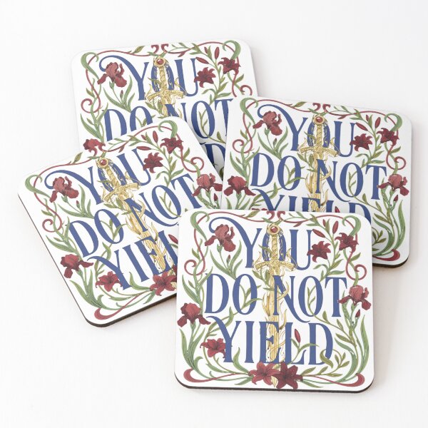Item preview, You Do Not Yield – Flame, Bloom, and Blade designed and sold by RainyReads.