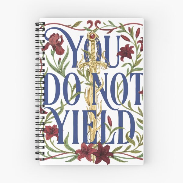 Item preview, You Do Not Yield – Flame, Bloom, and Blade designed and sold by RainyReads.
