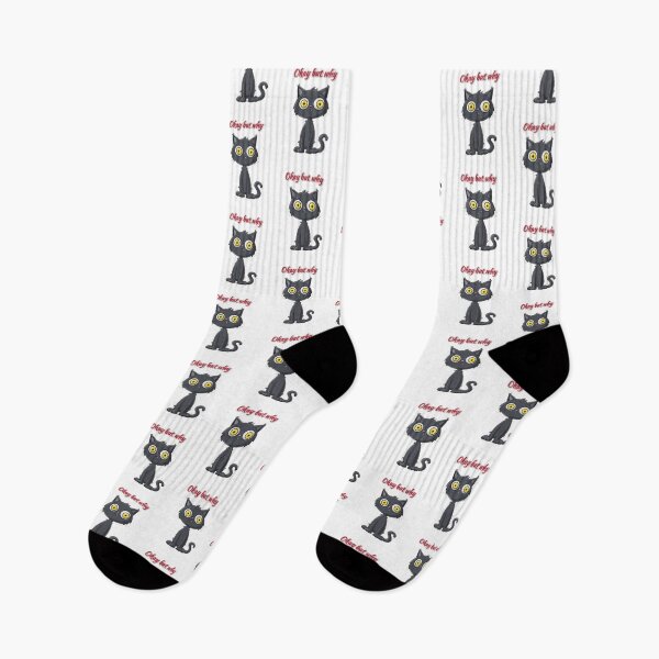 Item preview, Why Am I Like This – Okay But Why Cat Meme - Funny Awkward Cartoon Cat designed and sold by MiraLumeStudio.