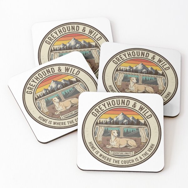Item preview, Greyhound Van Life - Official Co-Pilot Adventure Badge designed and sold by VanSpirit.