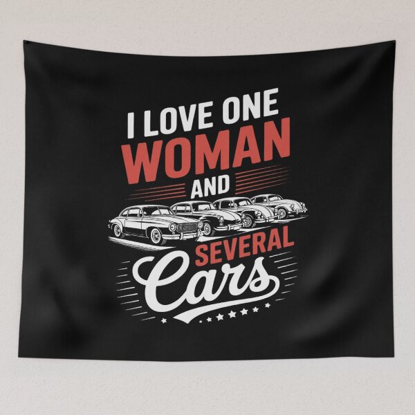 Item preview, I Love One Woman And Several Cars Auto Mechanic Husband designed and sold by Dakarothill.