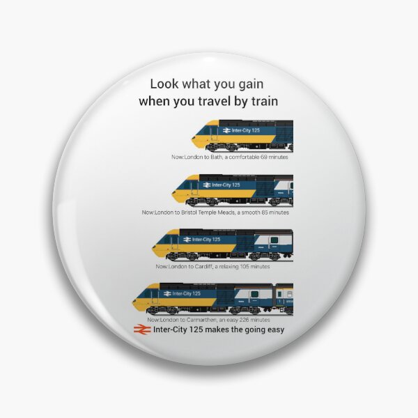 Item preview, InterCity 125 poster design  designed and sold by TrainFanatic.