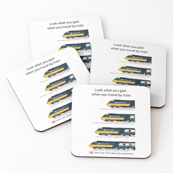 Item preview, InterCity 125 poster design  designed and sold by TrainFanatic.