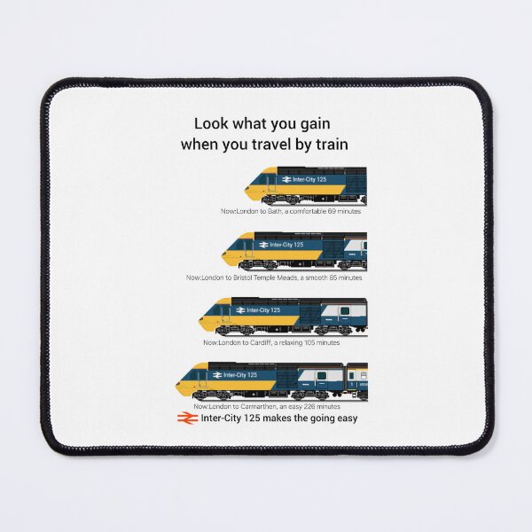 Item preview, InterCity 125 poster design designed and sold by TrainFanatic.