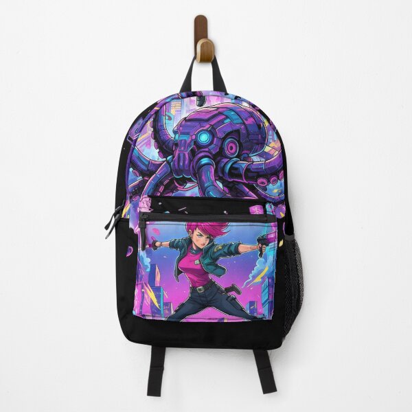 Item preview, Cyberpunk Neon Octopus Battle designed and sold by Ryanix.