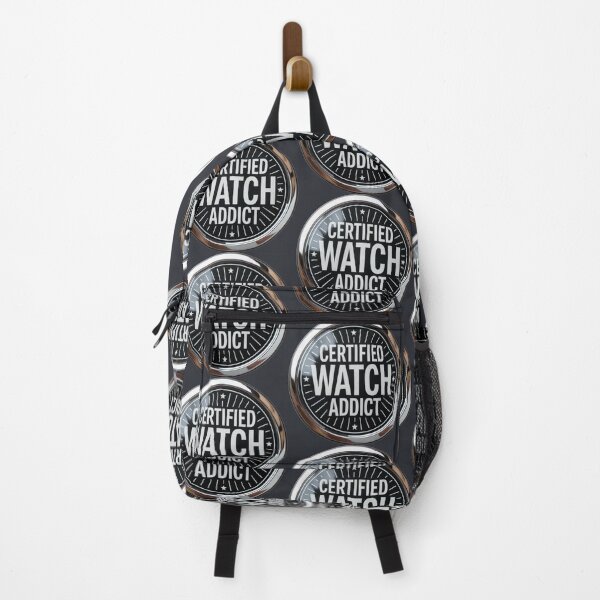 Item preview, Certified Watch Addict – Minimalist Horology Badge Design designed and sold by WatchesAndMore.
