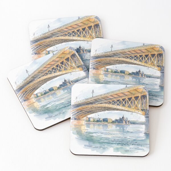 Item preview, Golden Bridge over the Danube designed and sold by clausbjoern.