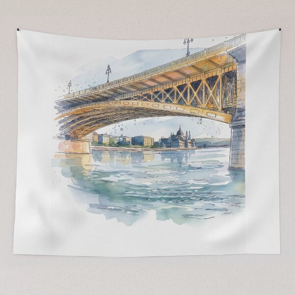 Item preview, Golden Bridge over the Danube designed and sold by clausbjoern.