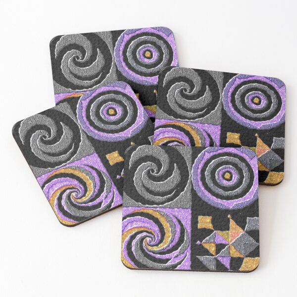 Item preview, optical drift cracked glass colorful geometric abstract design designed and sold by SmashingDeals.