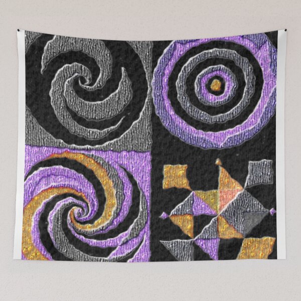 Item preview, optical drift cracked glass colorful geometric abstract design designed and sold by SmashingDeals.